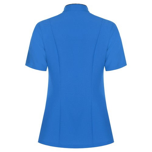 Women Jacket Kitchen Coat Cafe Tops Collar Short Sleeve Canteen Chef Cooking - Picture 51 of 77