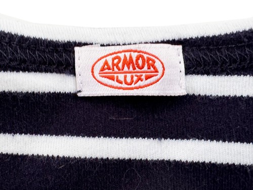 ARMOR LUX Women's Breton Striped Top Cotton Navy White Made In France XS - Picture 3 of 8