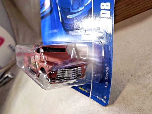 2008 Hot Wheels #42 All Stars LA TROCA Brown Variant Old HW Logo w/Chrome 5 Sp - Picture 4 of 5