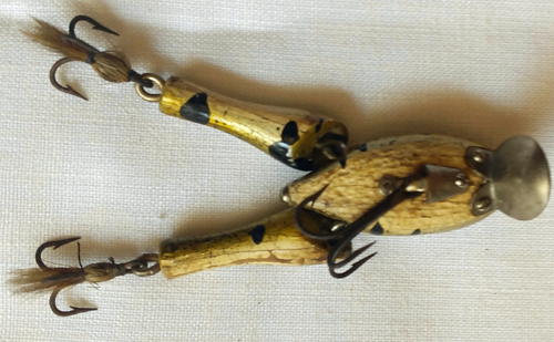 Vintage PAW PAW WOTTA Frog Wood Fishing Lure - Picture 2 of 10
