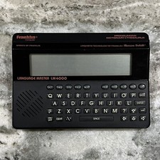 Franklin Language Master LM4000 Talking Pronouncing Dictionary Thesaurus WORKS