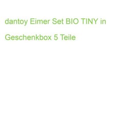 DANTOY Eimer Set BIO TINY in Geschenkbox 5 Teile (5701217060256)