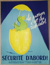 MAX DUFOUR ancienne affichette originale (années 50-60)