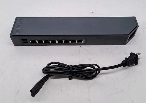 NETGEAR PROSAFE 8-PORT GIGABIT CLICK SWITCH GSS108E - Picture 1 of 6