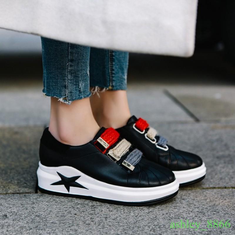 mujer Platform Strap Sports zapatos Wedge Heel Running Trainers zapatillas Spring mujer Platform Strap Sports zapatillas zapatos Wedge Heel Running Trainers zapatillas Sports Spring 5ccaf7