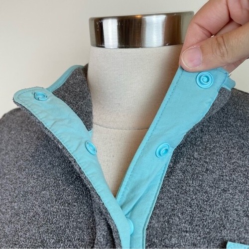 Columbia Sportswear Gray Blue Fleece Pullover Women XS Outdoor Casual - Picture 8 of 8