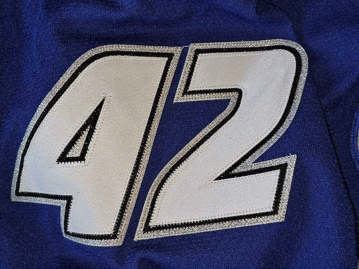 Brad Wingfield Danbury Trashers jersey Signed sz L Blue NWOT AK