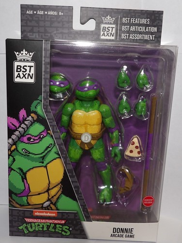 BST AXN Teenage Mutant Ninja Turtles DONNIE ARCADE GAME Gamestop Exclusive - Picture 1 of 10