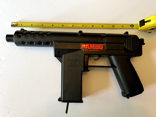 1985 Rambo ENTERTECH Vintage Water Hawk Electronic Gun Squirt Toy - Used - Picture 4 of 7