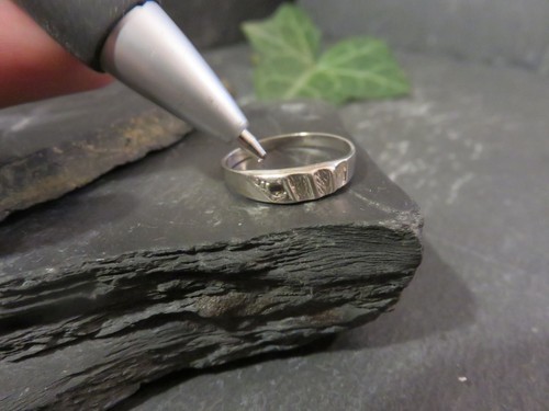 Hübscher 925 Silber Ring Klein Kinderring Schmal Defekt Vintage Retro Schlicht - Bild 3 von 5