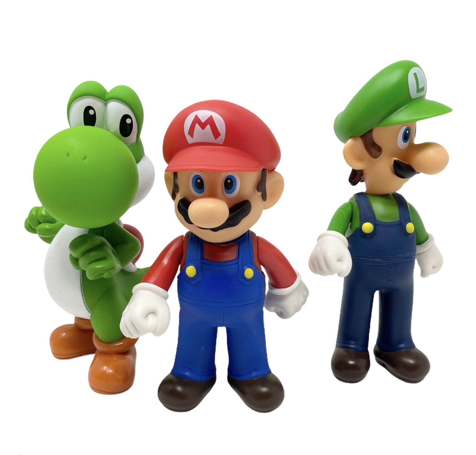 Super Mario 3pcs/set Bros Mario Yoshi Luigi PVC Action Figure Collectible Model