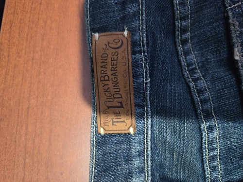 Lucky Brand Vintage Lola Boot Jeans Damen 4/27 blau distressed Made in USA 24" Inse - Bild 10 von 13