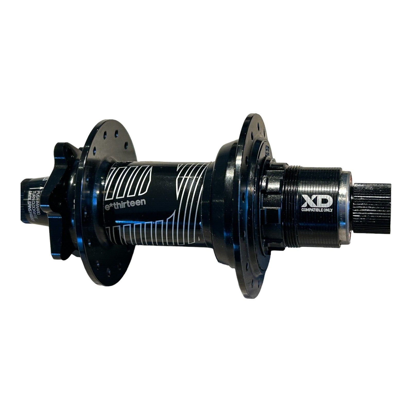 E*ТРИНАДЦАТЬ MTB-NABE HINTERRAD 148X12 XD schwarz