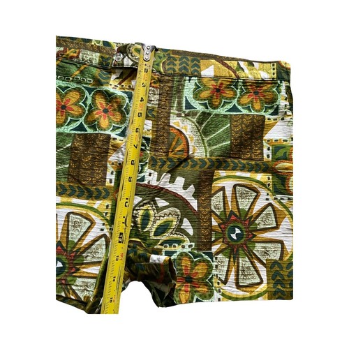 Costume da bagno vintage Barefoot In Paradise Hawaii Tiki pantaloncini 40" Cruise Festival MCM - Foto 2 di 9