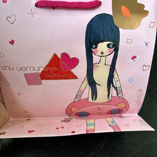 Shu Uemura x Takano Aya Shop Bag Paper Bag Collaboration Daily necessities f05 - Picture 3 of 3