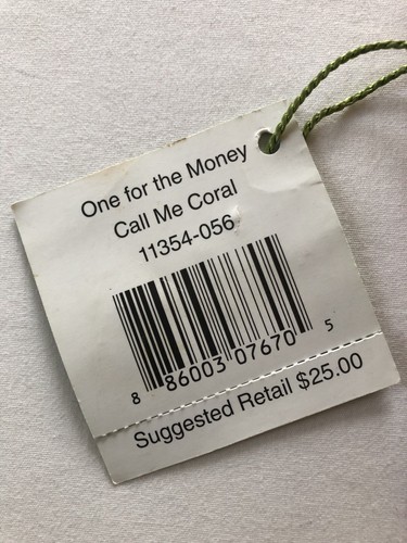 Vera Bradley CALL ME CORAL One For The Money KOMPAKTE Taxi-GELDBÖRSE für HANDTASCHE NEU MIT ETIKETT - Bild 5 von 5