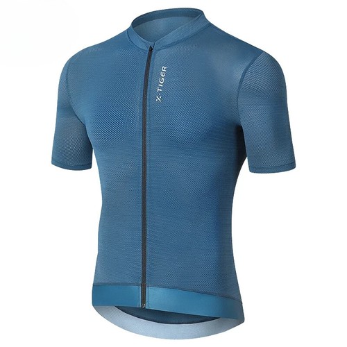Summer Cycling Men Breathable Cycling Short Sleeve Shirt Lightweight Cycling Top - Picture 14 of 17