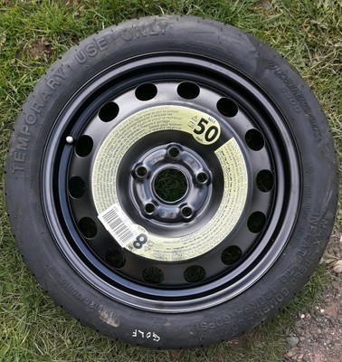 VW MK6 MK7 GOLF SPACE SAVER SPARE WHEEL 125/70/16 AUDI A3 ...