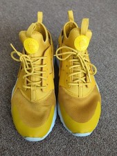 Nike Air Huarache Run Ultra Mineral Yellow White 847569-700 Size 7