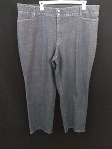 Fashion-Bug-jeans-womens-size-32W-cotton-blend-48-x-32-dark-wash