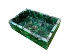 20"x15" Rectangle Shape Green Agate Stone Wash Basin Handmade Luxury Sink Decors