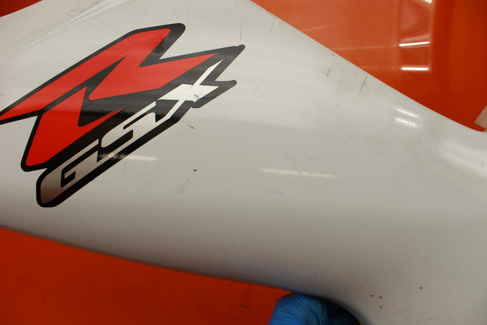 2011-2019 SUZUKI GSXR 750 OEM LEFT MID UPPER SIDE FAIRING COWL PLASTIC image