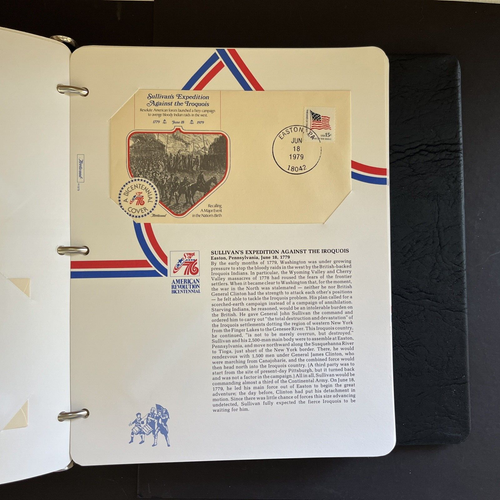 American Revolution Bicentennial First Day Cover Collection, (1978-1980) Qty 66 - Picture 17 of 24
