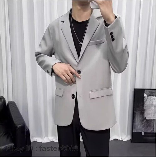 Men Blazer Coat High Quality Male Casual Ice Silk Breathable Suit Jacket Suits - Picture 7 of 29