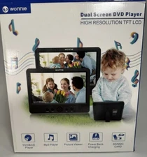 WONNIE W-1011 ~ 10.5" Dual DVD High Resolution Screens DVD/CD/Mp3 Player LCD-NEW