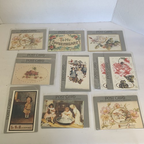 VTG Lot Of 11 Hallmark Historical Collection Postcards New - Picture 7 of 12