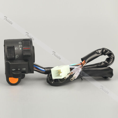 Motorcycle ATV 7/8" Handlebar Horn Turn Signal Headlight Electrical Start Switch - Picture 2 of 12