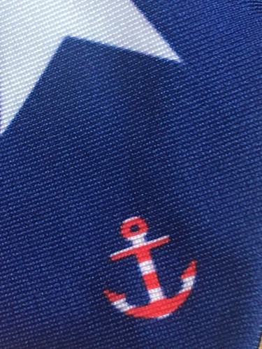 Size XS WILDFOX Women's Reversible Stars/Anchors Bikini Bottom Red White Blue - Picture 10 of 16