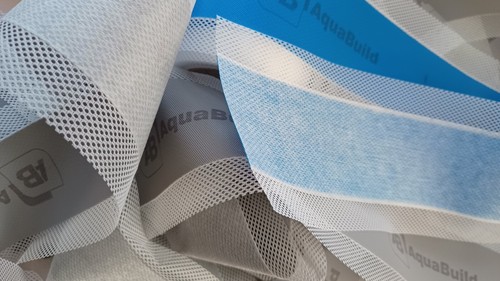 100 metres of AQUA BUILD Wet Room Shower Bathroom Waterproof Tanking Tape 1-blue - Picture 6 of 7