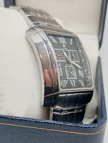 ROYAL LONDON men's wristwatch 4589C3C Water Resistance 5 ATM Gift For Men Rare - Picture 9 of 11