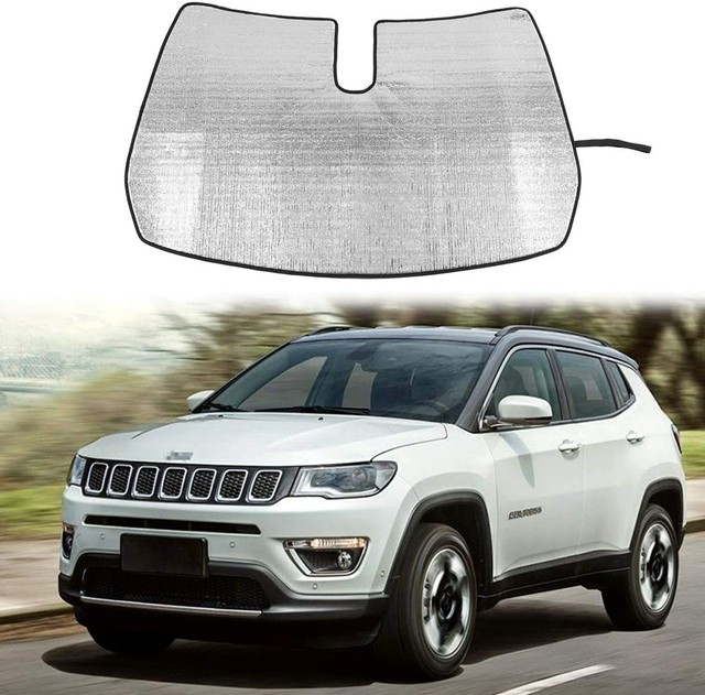 Car Windshield Sun Shade Front Window Foldable Sun Visor for Jeep