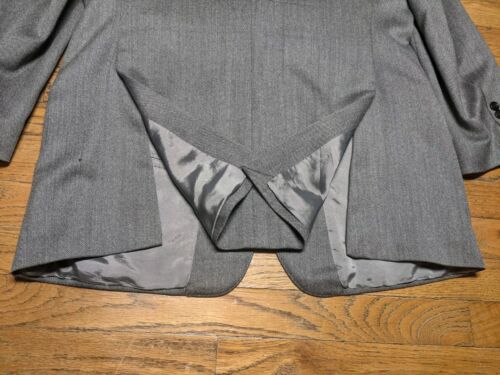 Giacca blazer uomo Ermenegildo Z Zegna misto lana seta 2 bottoni grigio 44S US Sport - Foto 14 di 14