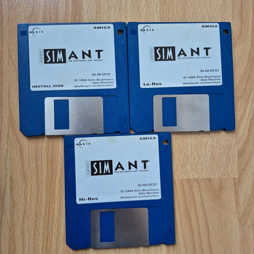 ✅ SIMANT ⭐ Diskette für Commodore Amiga 500 600 2000⚡️