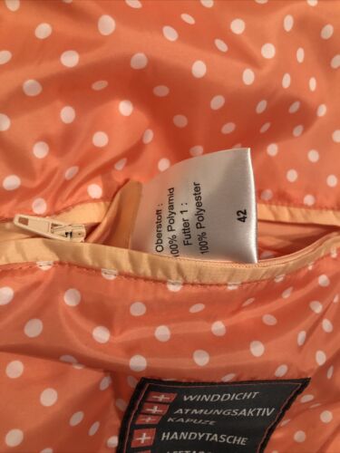 Klepper Steppjacke Gr.42,Damen,Orange,Winddicht,Flexibler Saum,ohne Kapuze - Bild 7 von 7