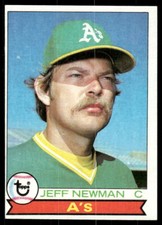 1979 Topps #604 Jeff Newman Oakland Athletics Baseball Card