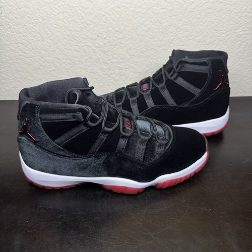 Nike Air Jordan Retro 11 Bred Velvet Women's Size 10 8.5 Men's Brand New DS! - Picture 2 of 15