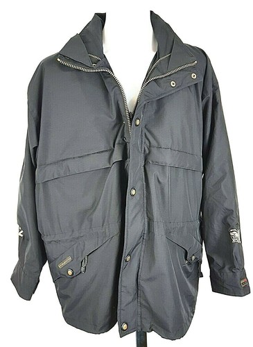 STORMTECH Mens Black COAT ANORAK JACKET WINDBREAKER Hooded Snowboard - L - £149 - Picture 4 of 12