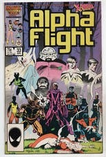 Alpha Flight 33 Marvel 1986 FN VF 1st Lady Deathstrike X-Men Wolverine
