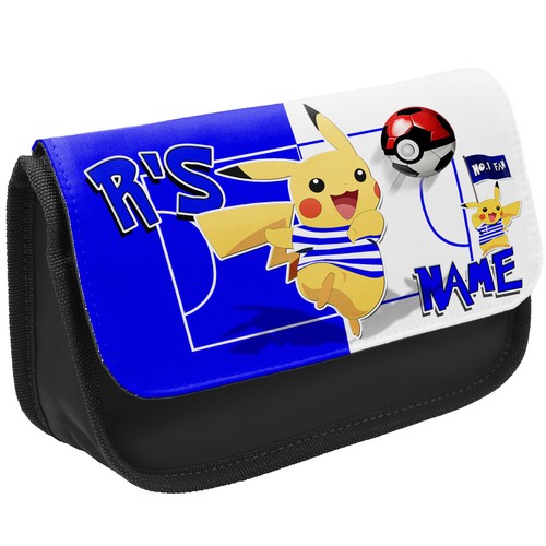 Football Pencil Case Pokemon School Stationary Bag Boys Kids Personalised Gift - Picture 53 of 67