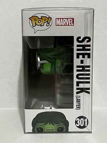 Funko Pop! Marvel: She-Hulk (Lawyer) #301 2018 Spring Convention Exclusive, Mint - Picture 2 of 6