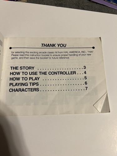 RARE Nintendo Authentic Original Millipede Instruction Manual/Booklet - Picture 5 of 11