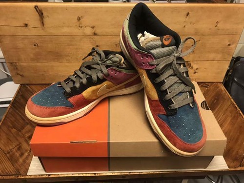 Nike Dunk Low Pro B Viotech Lemonage-Crimson 62404