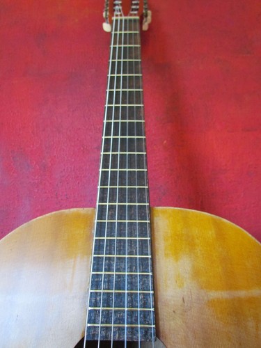 natürlich gealterte GITARRE mit einem GRIFFBRETT im RAUCHEICHE Look ÜBERHOLT - Bild 5 von 18