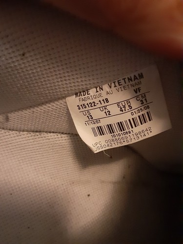Nike Air Force 1 '07 White Grey - Size 13 ( 315122-118 ) - Picture 6 of 9