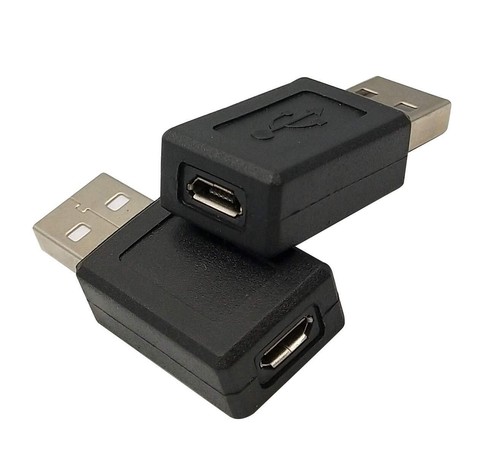 Usb 2.0 Male To Micro Usb Female Connector Adapter 2 Pack - Picture 5 of 6