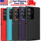 Housse de protection + cristal pour Samsung Galaxy S24 Ultra S23 Plus S22 S21 S20 FE